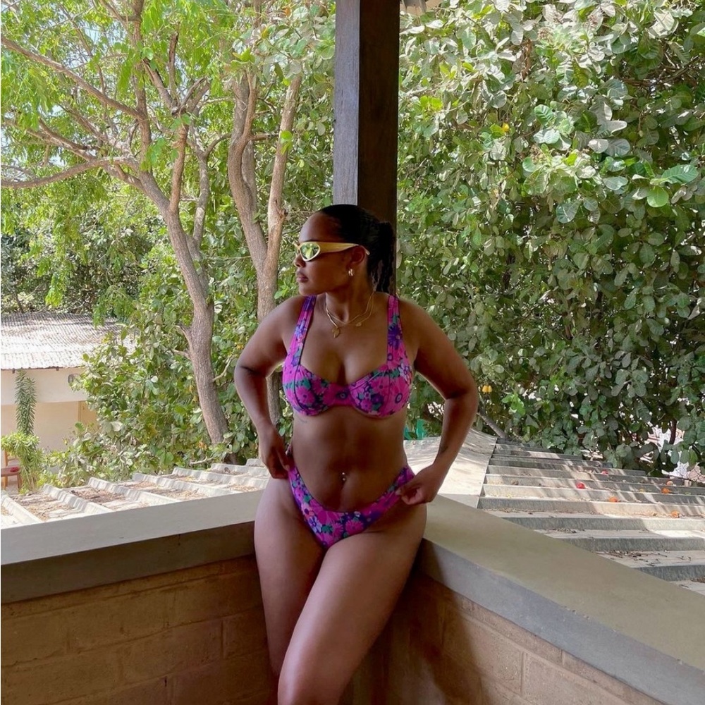 SNRKLBR Magenta Bloom Bikini - Picture 2 of 11